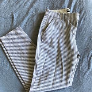 Pinstripe Express pants